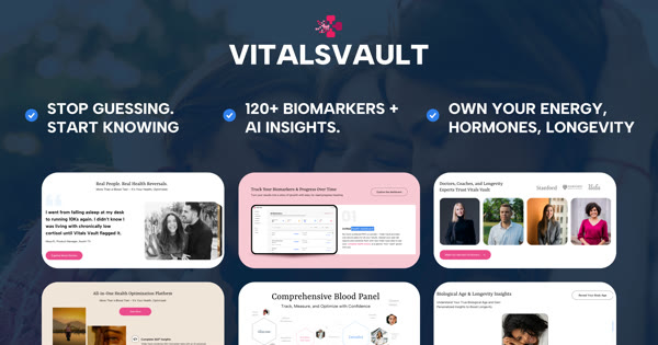 VitalsVault blood panel kit