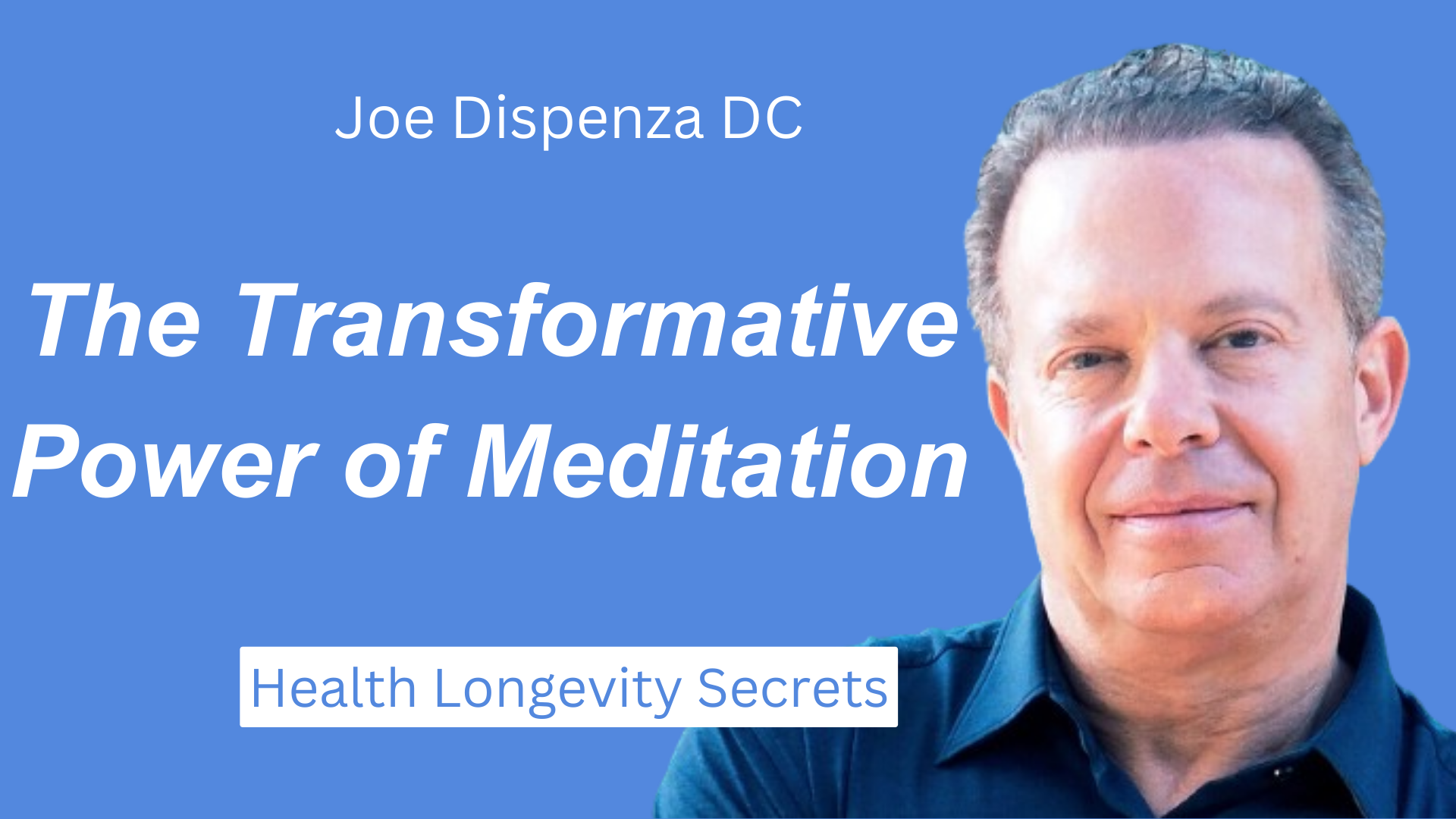 Why Meditate? with Dr Joe Dispenza Robert Lufkin MD